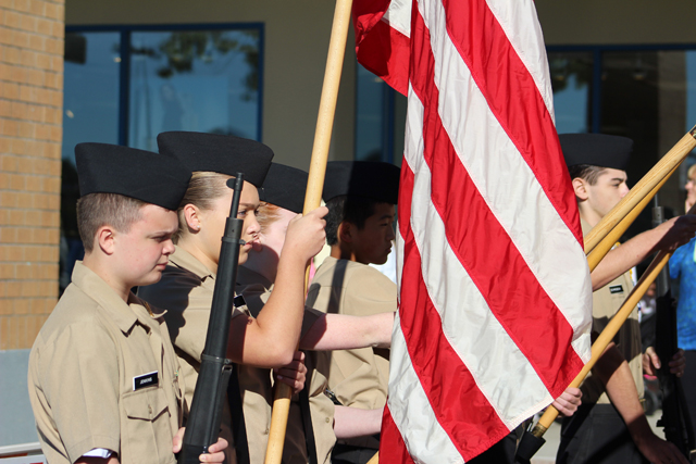 NJROTC cadets.