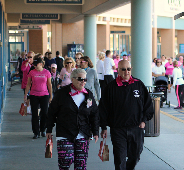 From left, married couple Jo and John Packard of Riverhead. Ms. Packard is a colon cancer survivor.