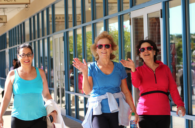 East End Women's Network members, from left, Jennifer Maertz of Rocky Point, Judith Rose and Cathy Schwartz, both of Hampton Bays.