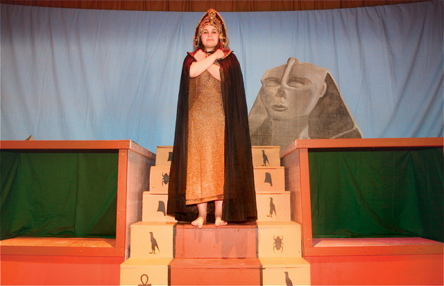 Laura Field of East Hampton as Amneris, the Pharoah's daughter, who's in love with Radames, captain of the Egyptian guard. (Credit: Barbaraellen Koch)