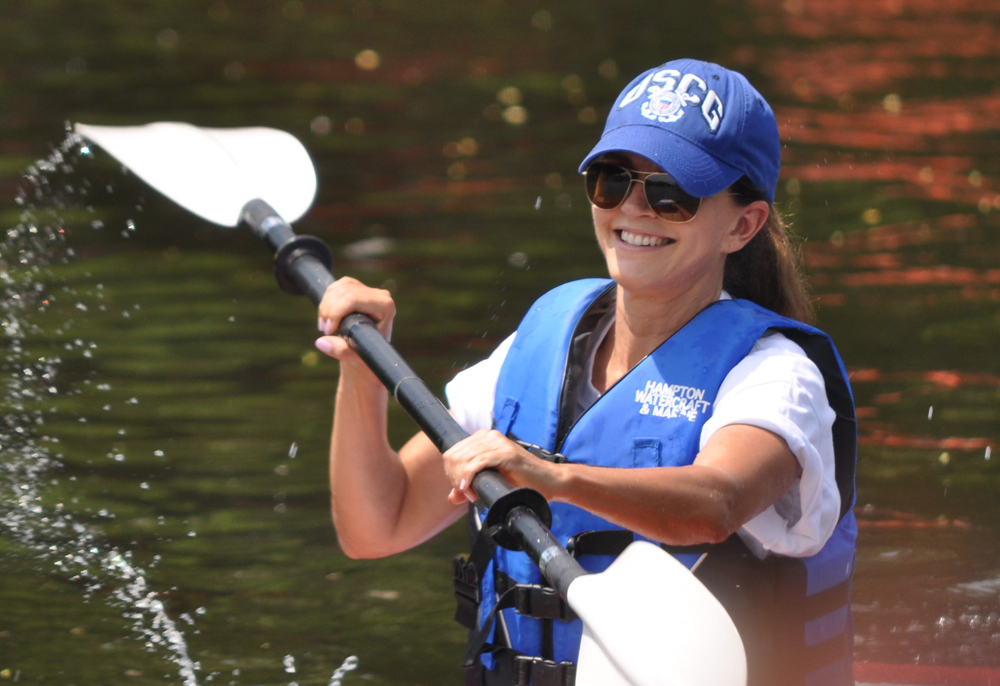 Southampton Town Supervisor Anna Throne-Holst beat her Riverhead counterpart Sean Walter for the third time in five years. (Credit: Grant Parpan)