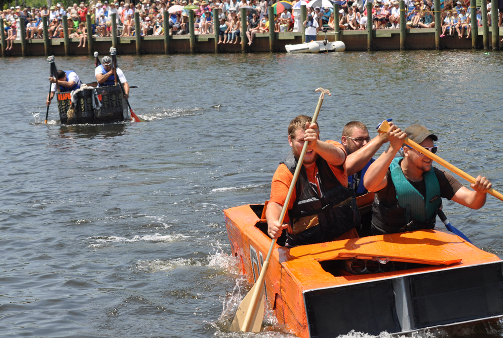 The crew of the General Lee placed first after a next-to-last finish last year. (Credit: Grant Parpan)