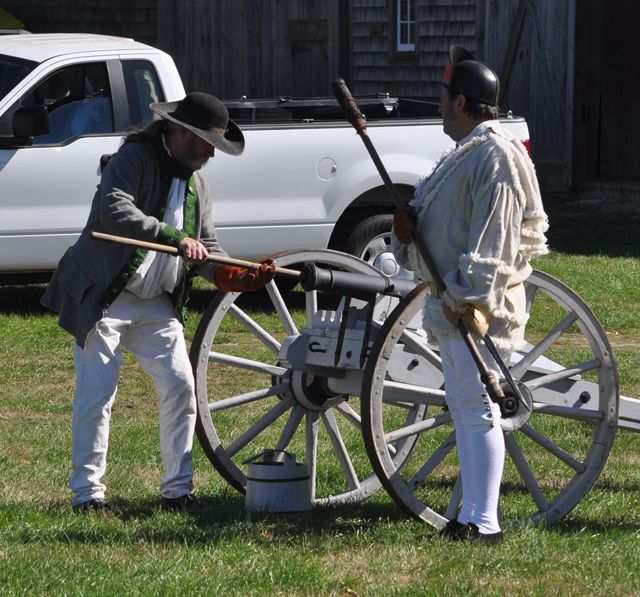 The firing of a cannon. (Grant Parpan)