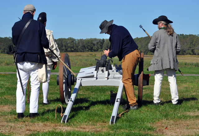 The firing of a cannon. (Grant Parpan)