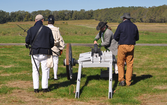 The firing of a cannon. (Grant Parpan)