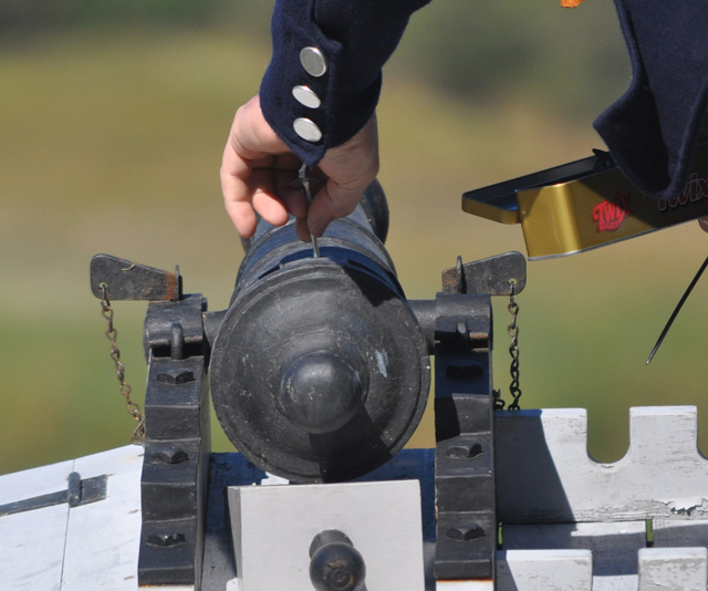 The firing of a cannon. (Grant Parpan)