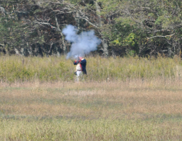 Firing in the distance. (Credit: Grant Parpan)