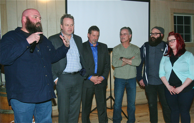 Business People of the Year: Dan Burke of Long Ireland Brewery (left) and Brewers of Riverhead and the North Fork. (Credit: Barbaraellen Koch)