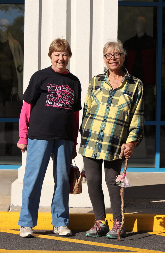 From left, Mattituck friends Connie Kreshon and Doris Yoh.