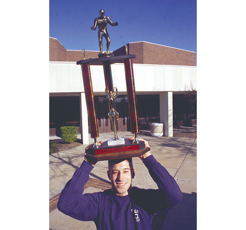 In 2000, Jesse Jantzen won a fourth state title for Shoreham-Wading River. He was the only Long Island wrestler with four crowns until this past weekend. (Credit: Barbaraellen Koch, file)