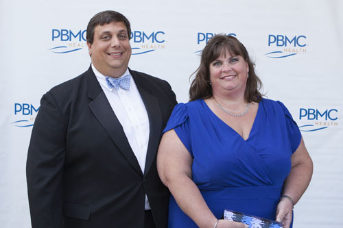 Dr. Steven Ouzounian, Chief of Surgery, and wife Cathy. (Credit: Katharine Schroeder)
