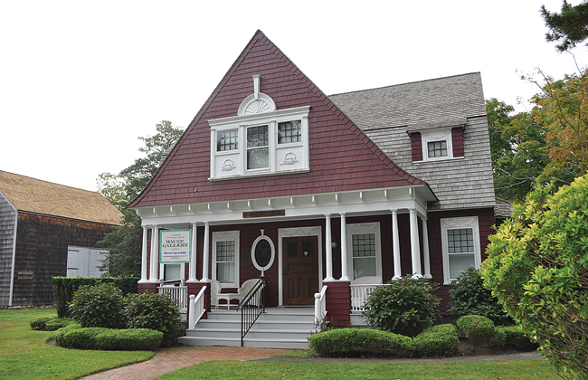 Built in 1900 for Joseph and Ella Boldry Hallock, the Ann Currie-Bell House is Southold Historical Society's centerpiece. At left is the museum complex's Pine Neck Barn, a 1700s English-style structure built with hand-hewn beams. (Credit: Rachel Young)