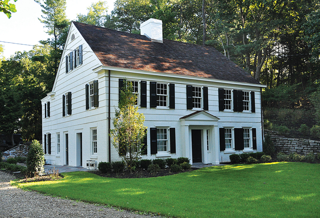 The Town of Brookhaven recently used $232,000 in grants to renovate the exterior of the Woodhull House in Shoreham. It hopes to receive additional funding to restore the structure's interior. (Credit: Rachel Young)