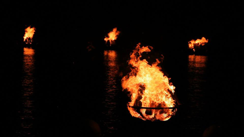 WaterFire in Providence, R.I.. Credit: Oko Zoko