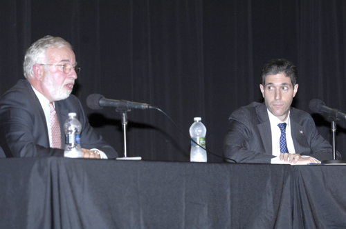 Tim Bishop, Randy Altschuler, Bridgehampton School