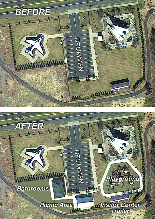 COURTESY PHOTO | Changes Ted Kole hopes to implement at Grumman Memorial Park.