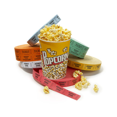 Popcorn and Movie Tickets