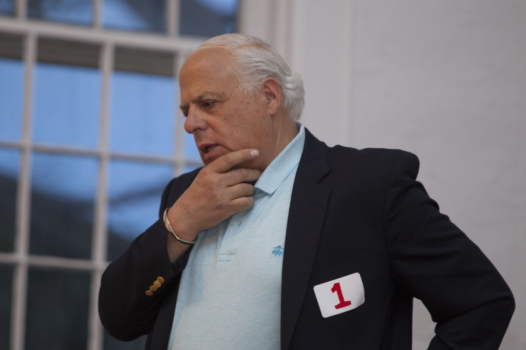 Harvey Arnoff struggles. (Credit: Katharine Schroeder)