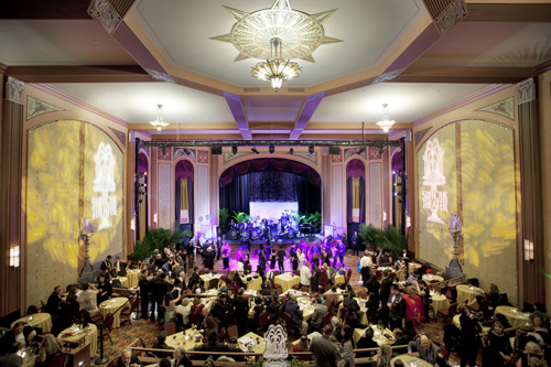KATHARINE SCHROEDER PHOTO | The grand ballroom at Saturday's grand re-opening gala.