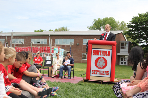 Superintendent David Gamberg said future plans to construct a life-sized chess board is in the works.