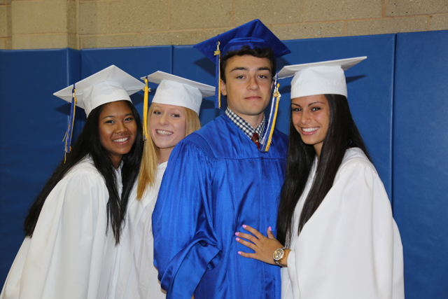 (Left to right) Phurlamu Sherpa, Sarah Goerler, John Batuello and Christina Hatzinikolaou. (Credit: Krysten Massa)