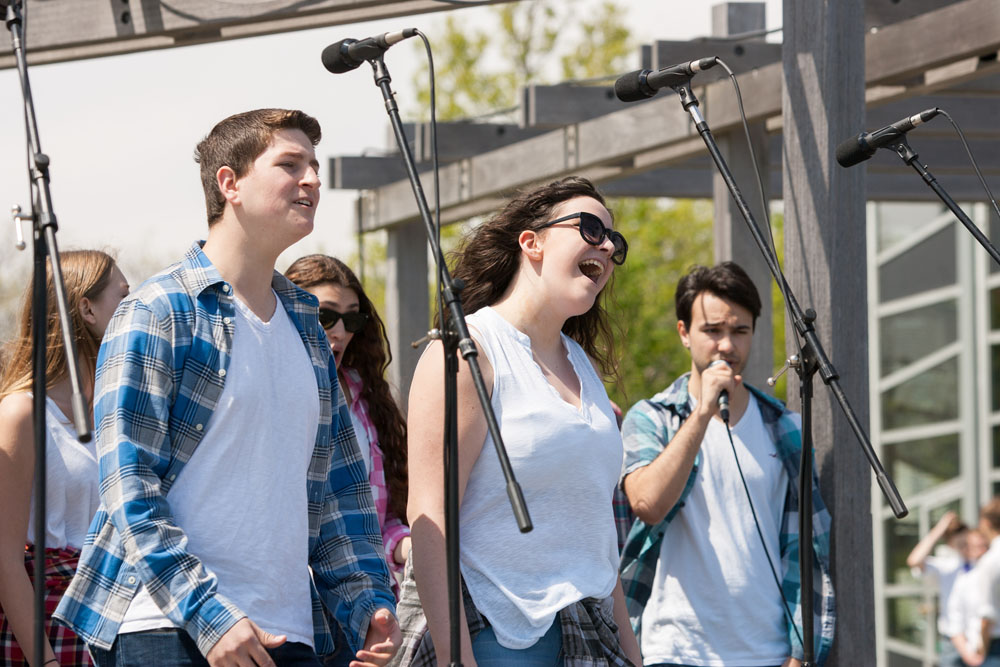 The Rolling Tones from JFK High School in Plainview. (Credit: Katharine Schroeder)