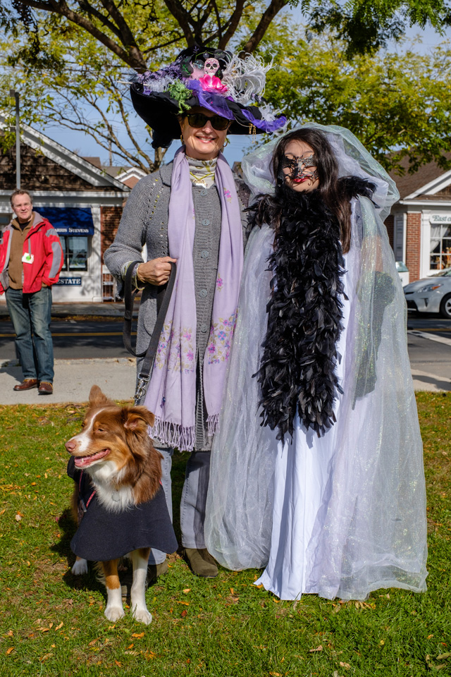 Ana & Elenna Patchke with Spirit the Dog