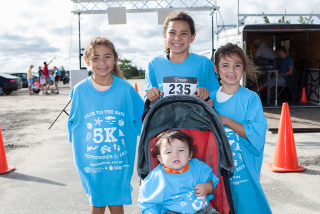 The Ioannou girls of Southold getting ready to race.