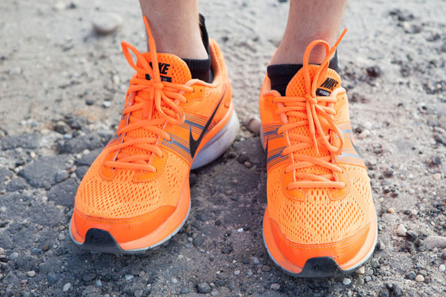 Check out these colorful sneakers.