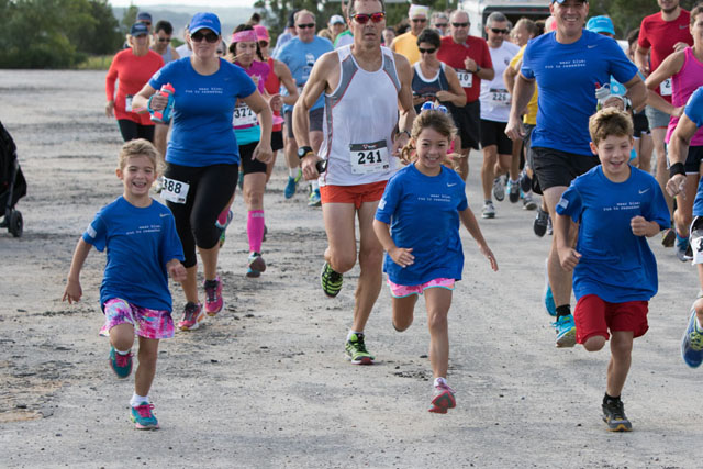 The race was open to all ages.