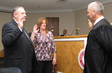 From left, Bill Ruland and Jill Doherty.