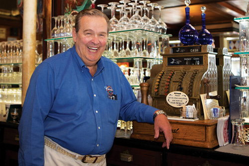 KATHARINE SCHROEDER PHOTO | Bill Claudio at the bar at Claudio's.