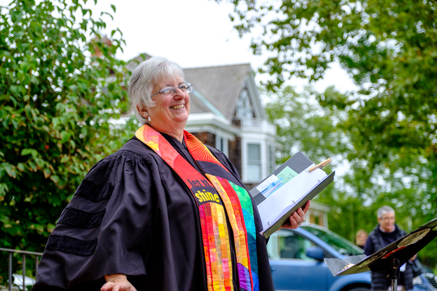 Rev. Dr. Ann Van Cleef of Orient Congregational Church. (Credit: Jeremy Garretson)