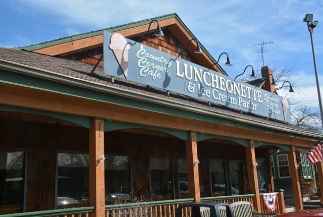 RACHEL YOUNG PHOTO | Country Corner Cafe owner Kelly Hunstein, center, with her two children: daughter Katie, left, and Ryan, right.