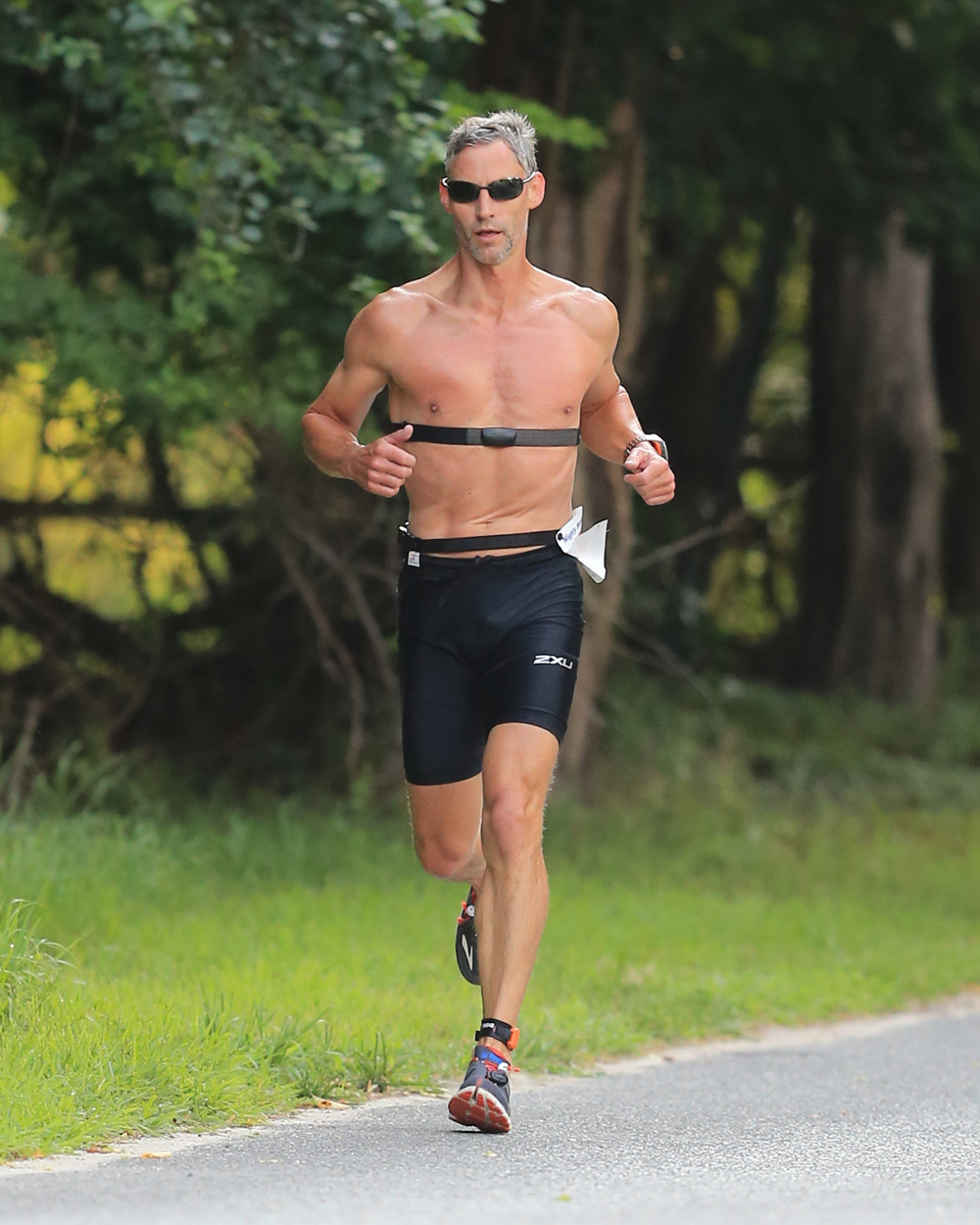 Adrian Mackay of NYC placed second, but he was leading at this point in the race before being caught by Tim Steiskal. (Credit: Daniel De Mato)