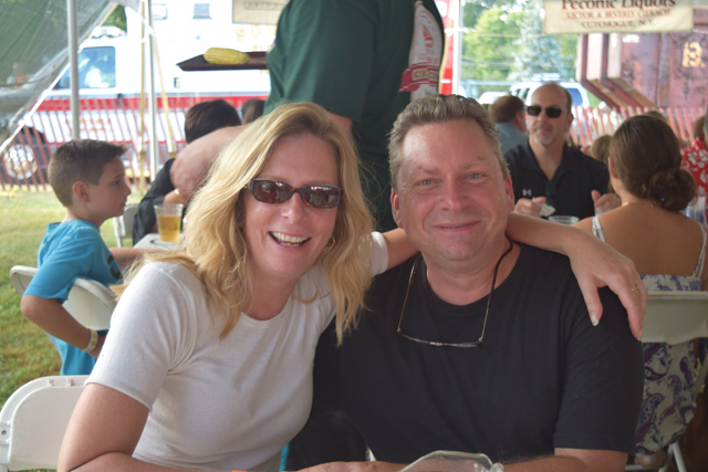 Kristen Matejka of Cutchogue and Andrew Komarck of Commack. (Credit: Vera Chinese)