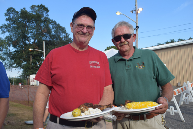 George Mullane of Islip and Harold Messerschmitt of East Rockaway. (Credit: Vera Chinese)