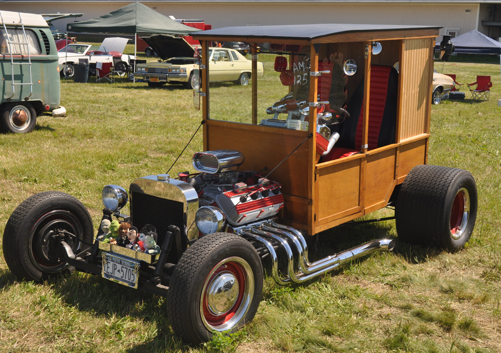 We're not gonna even attempt to guess what this truck once was. Pretty wild, though.