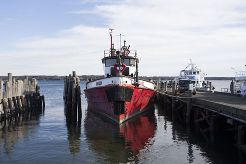 KATHARINE SCHROEDER PHOTO | Suffolk County officials have given up control of the Railroad Dock.
