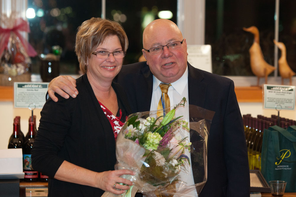 Joe and his wife Donna. (Credit: Katharine Schroeder)
