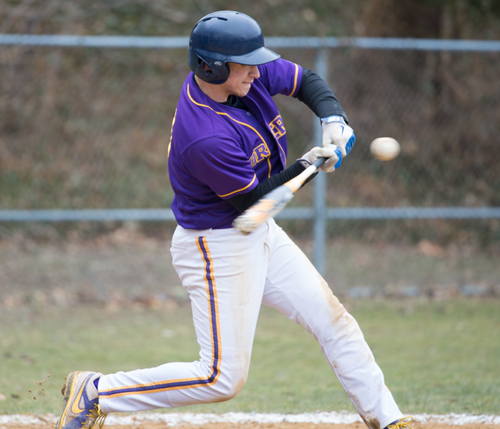 Matt Drinkwater singled in one of Greenport's runs on Thursday in Port Jefferson. (Credit: Robert O'Rourk)
