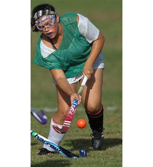 Zoe Medina is one of the sophomore defenders who have helped shore up Greenport/Southold's defense. (Credit: Garret Meade)