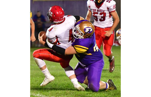 Greenport:Southold:Mattituck football player Chance Anderson 101816