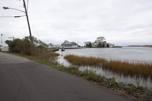 High Tide at New Suffolk beach
