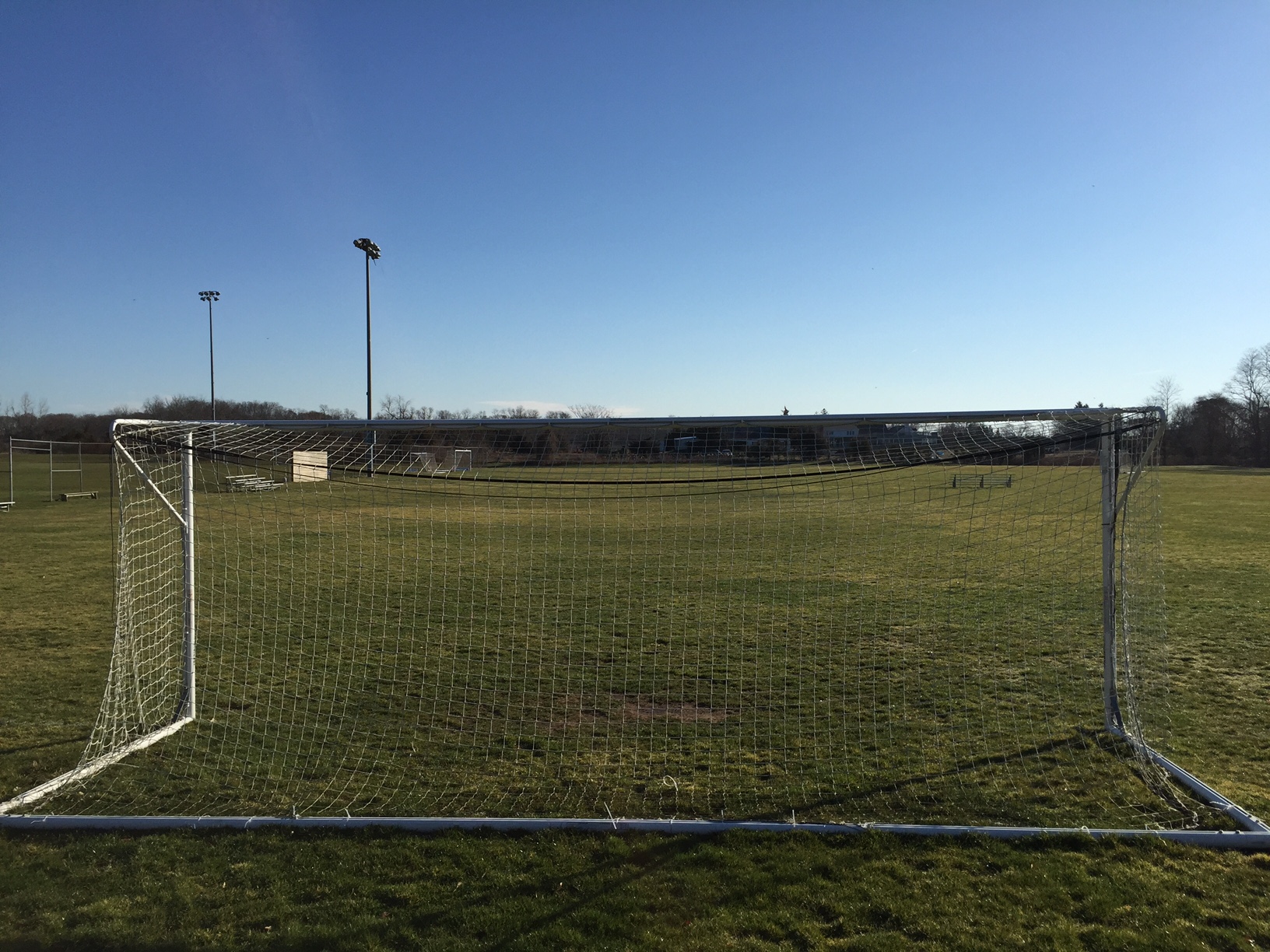 The field at Aldrich Lane park in Laurel could be turned from sod to artificial turf. (Credit: Paul Squire)