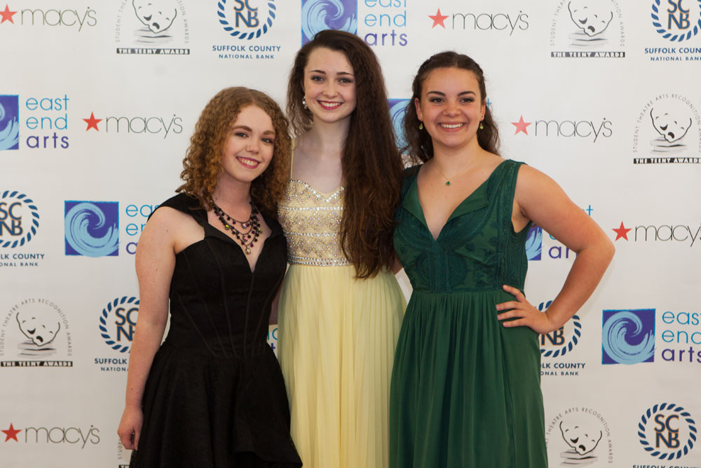 Gwyn Foley, Colleen Kelly, and Raven Janoski from Mattituck High School. (Credit: Katharine Schroeder)