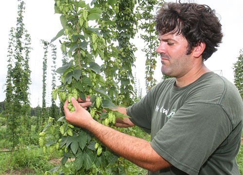 John Condzella of of Condzella Farms in Wading River is one of a few young farmers that recently entered into the agriculture industry. (Credit: Barbaraellen Koch, file)