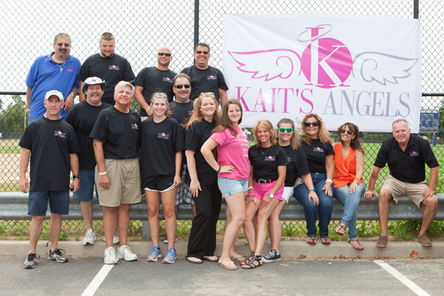 Poker run organizers pose for a photo. (Credit: Katharine Schroeder)