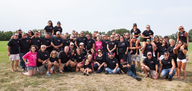 Kait's Angels pose for a group photo. (Credit: Katharine Schroeder)