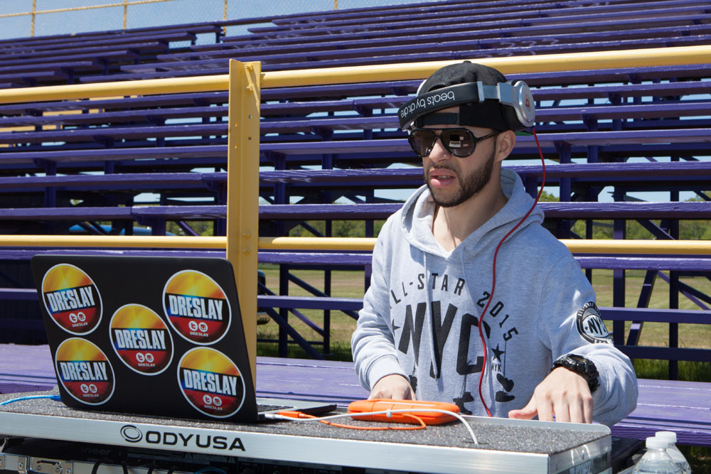 DJ Dreslay provided the music. (Credit: Katharine Schroeder)